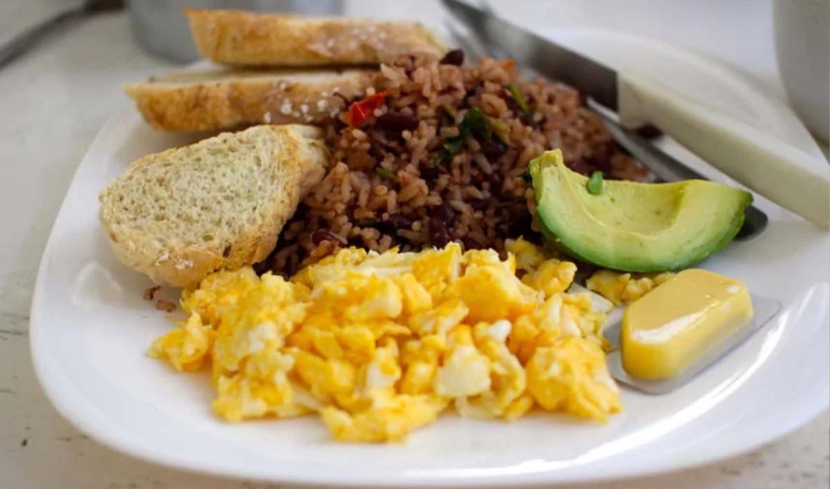 Typical Costa Rican Food In Jaco Costa Rica