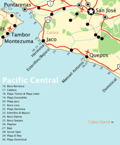 Maps of Jaco, Costa Rica & Central Pacific • Visit Jaco Costa Rica